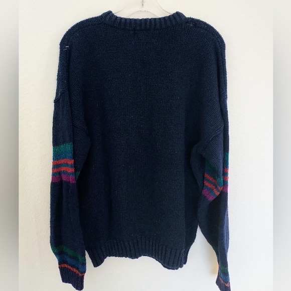 🐲VTG oversized chunky  knit sweater - Picture 2 of 9
